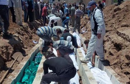 100 قتيل في مجزرة القبير ... و4 أشخاص فقط ما زالوا على قيد الحياة