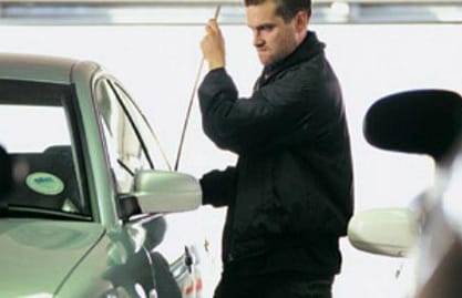 ضبط سيارة مسروقة في الجميزة