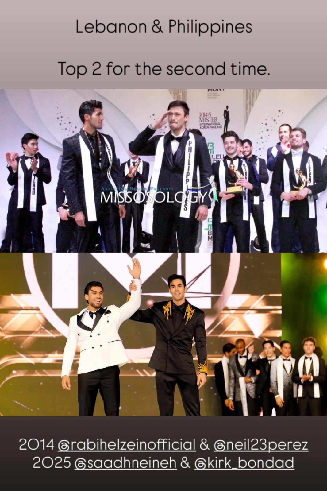 بعد ١١ عامًا… لبنان والفيليبين يتقابلان مجددًا في Mr International