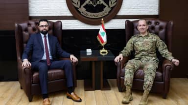 الهزاع التقى قائد الجيش وجنبلاط