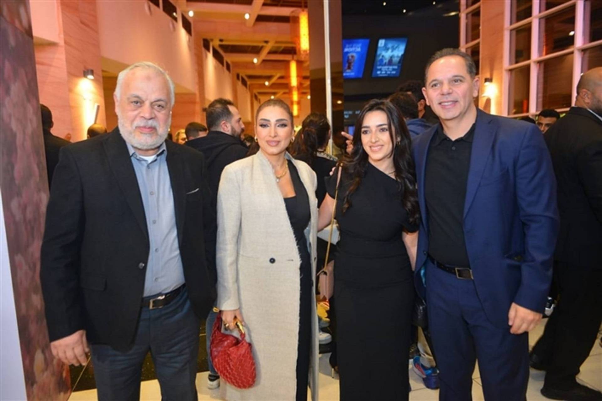 بالصور: ياسمين صبري ومحمد إمام في العرض الخاص لـ "أبو نسب"