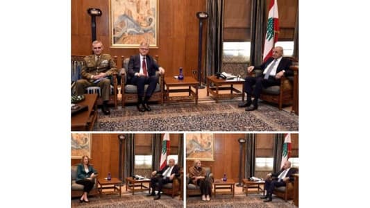 Berri meets UN Peacekeeping Chief, UN Special Coordinator, US Ambassador