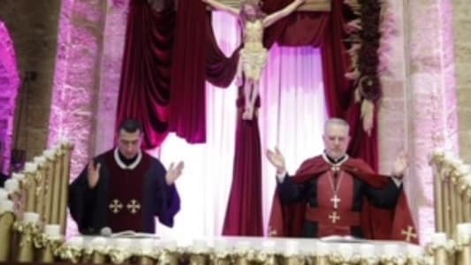 المطران عون ترأس رتبة دفن المسيح في كنيسة السّيدة في عمشيت