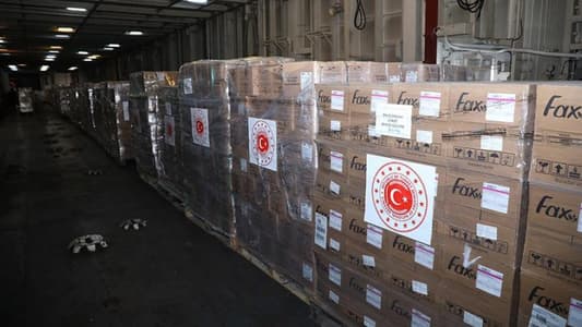 Army via Twitter: Turkish food aid to Lebanese Army
