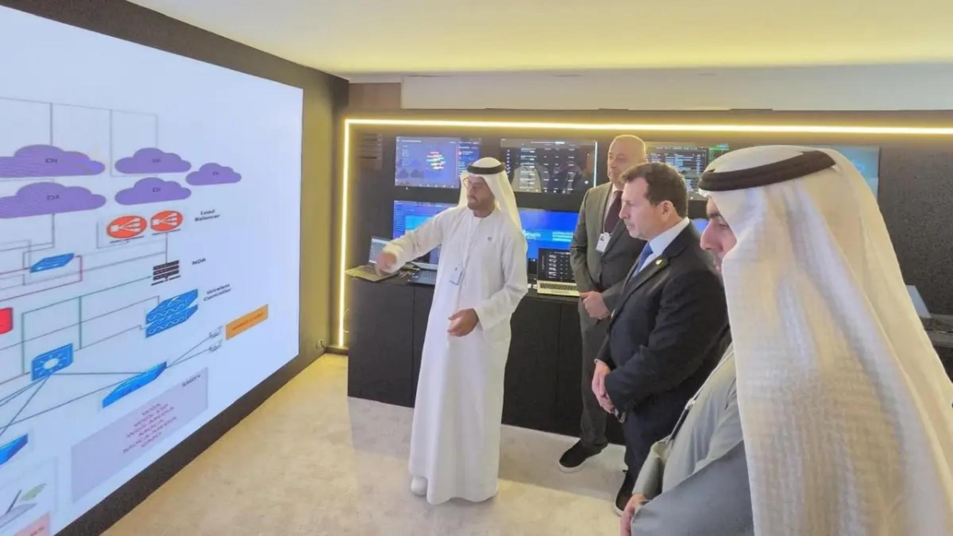 Photos: Shehadeh meets officials in Dubai to discuss cybersecurity and AI