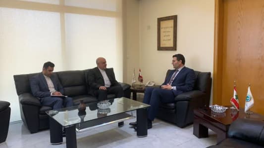 Hajj Hassan, Iranian Ambassador discuss strengthening bilateral agricultural relations