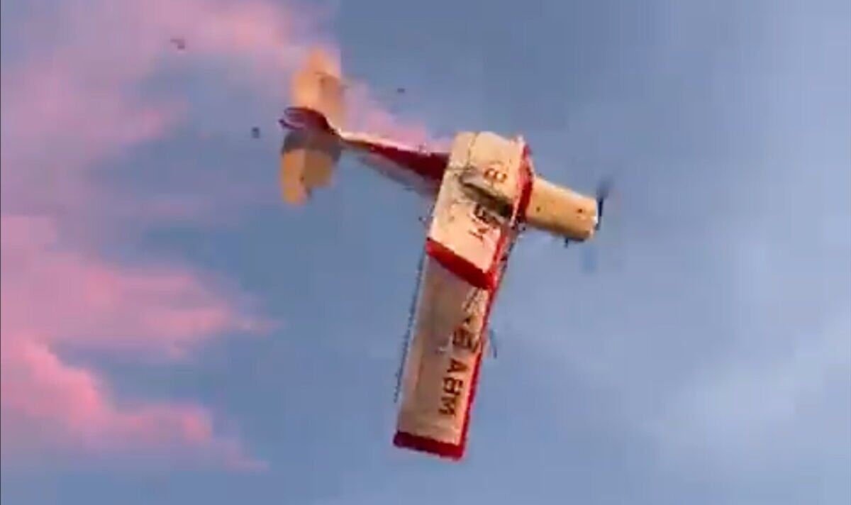 Photos: Pilot Dies after Plane Crashes During Gender Reveal Party in Mexico
