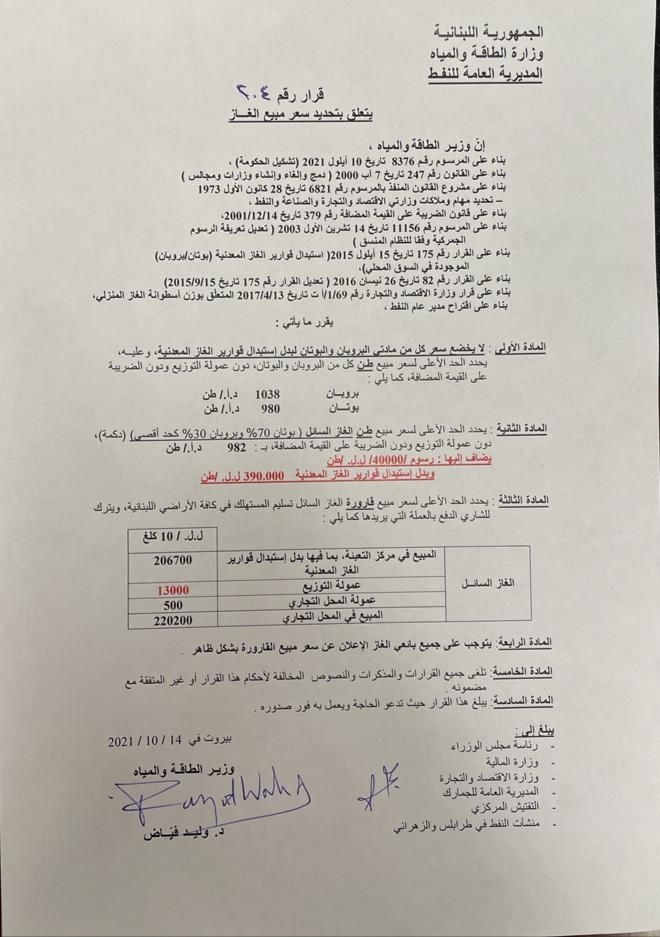 بالصّورة: كيف أصبح سعر قارورة الغاز؟