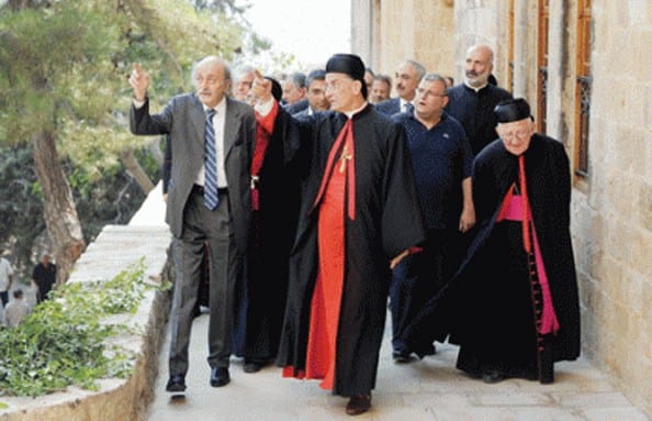 جنبلاط من بكركي: ختمنا جرح بريح