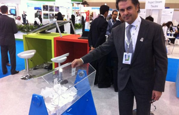 السوبرستار راغب علامة حضر المؤتمر العالمي للطاقة