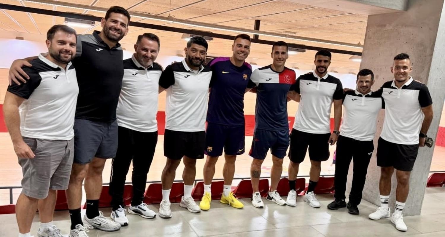 معايشة تدريبية استثنائية لمدربين عرب في برشلونة للفوتسال