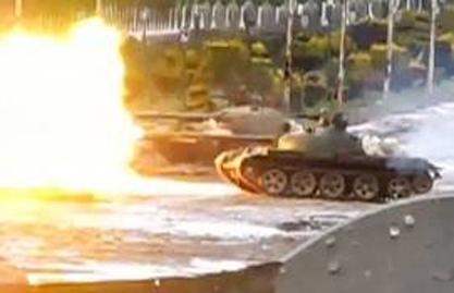 “Cham Network”: heavy tank shelling by Syrian Regime Forces on Tsil town, Deraa provinces