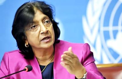 بيلاي تحث الحكومة التركية ومنظمات المجتمع المدني على التعاون لنزع فتيل التوتر