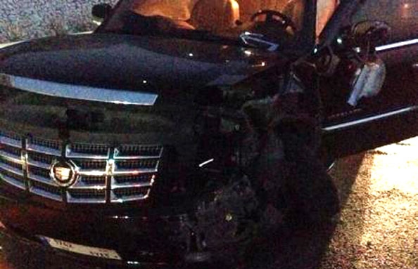 العناية الإلهية تنقذ جوزيف عطية من حادث مروع