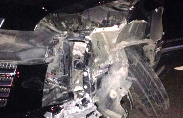 العناية الإلهية تنقذ جوزيف عطية من حادث مروع