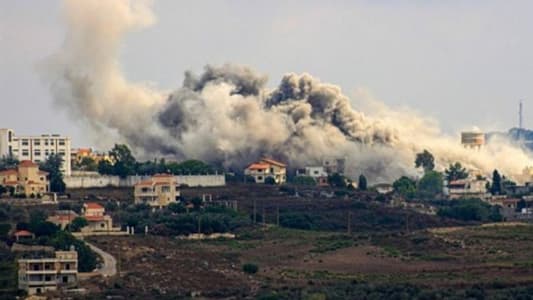 An airstrike targeted a house in Deir El Zahrani