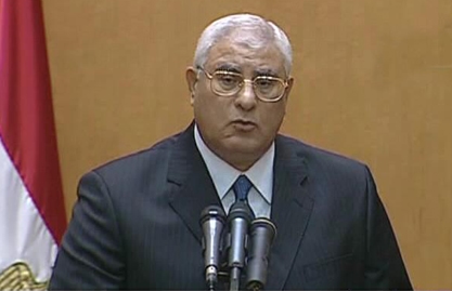 June 30 Revolution brought top judge Mansour as Egypt interim president
