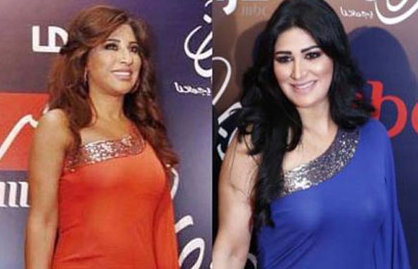 نجوى كرم وزوجة صابر الرباعي الجديدة .. وإحراج علني