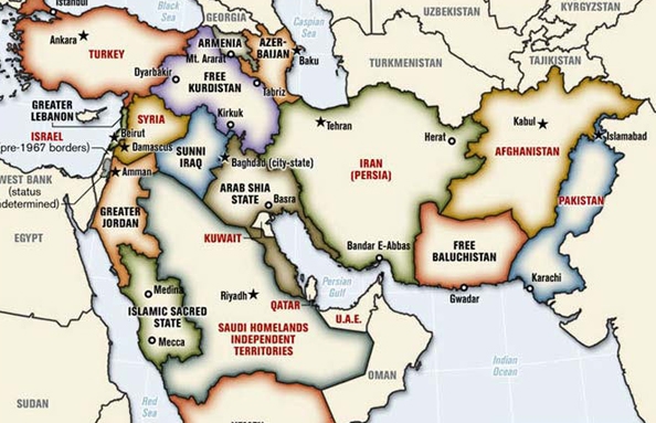 Middle East new map!