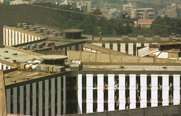 Exploded sandwich by Roumieh jail security element