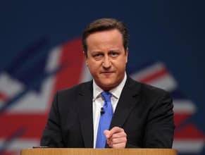 UK’s Cameron slams Israeli settler attack on Gaza-bound aid