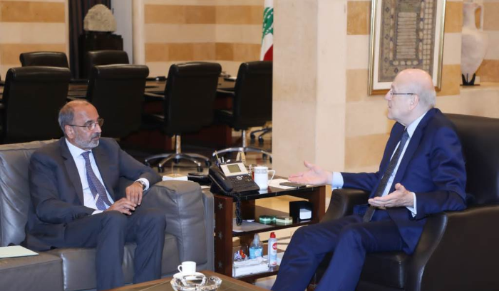 Mikati meets UN’s Riza