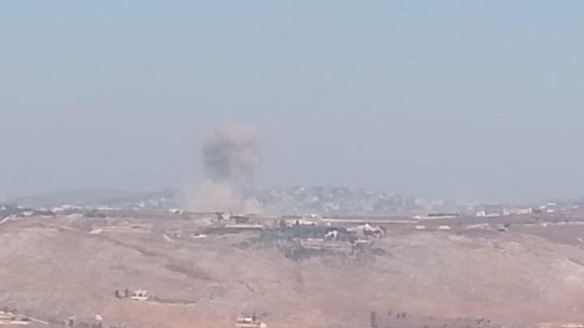 بالصّور: تفجير كبير في كفرتبنيت