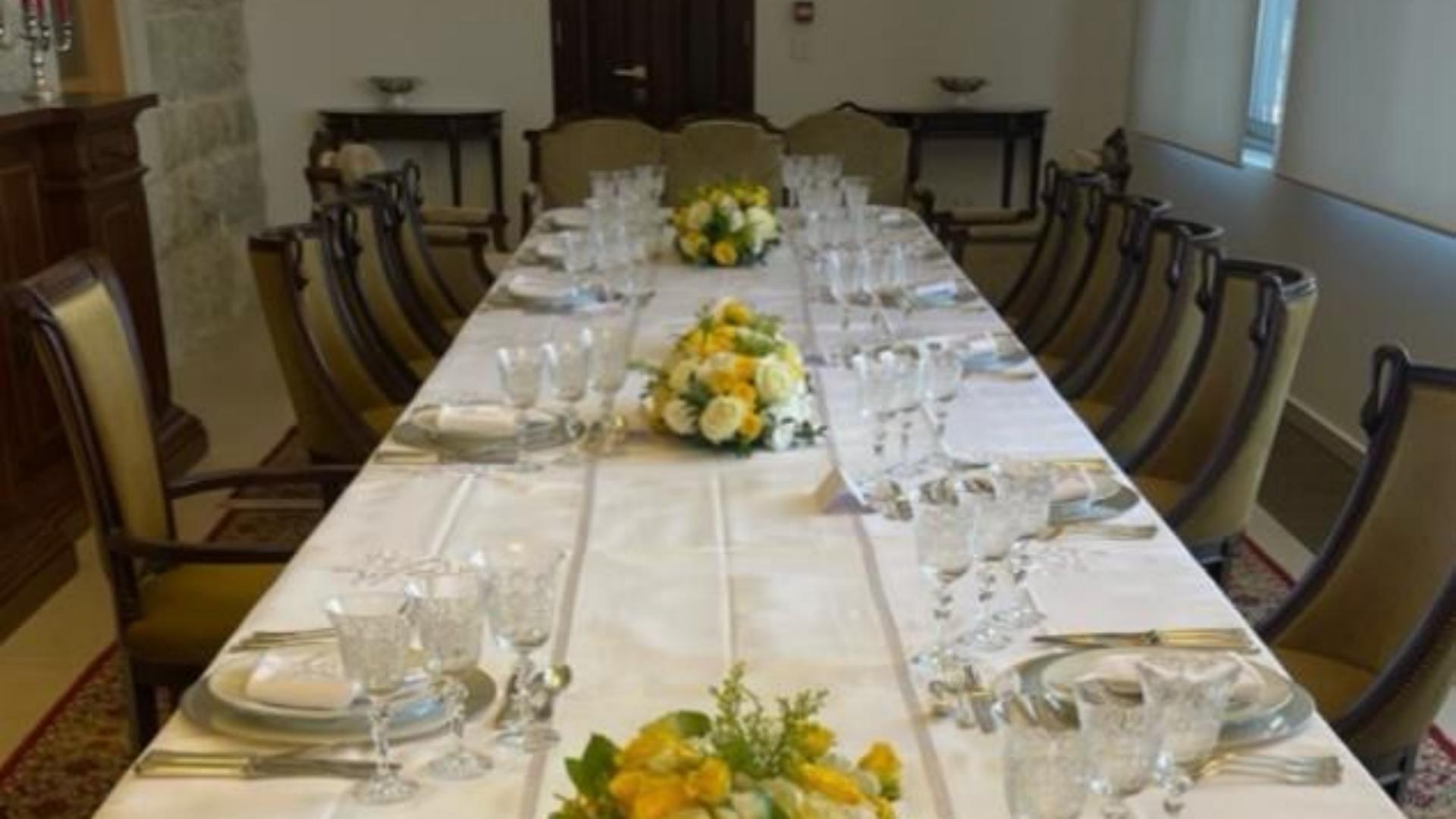 Photo: The Pope’s Lunch Menu