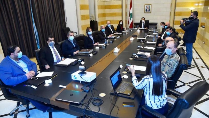 دياب ترأس اجتماعًا للجنة الوزارية لمتابعة وباء كورونا