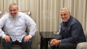 Photo of Qassem Soleimani with Nasrallah