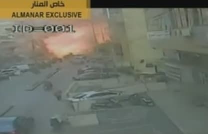 Video Footage Shows Haret Hreik Car Bomb Explosion   