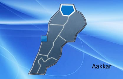Shells fired from the Syrian side of the border have targeted the Akkar town of al-Noura. 