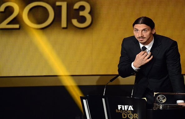السلطان إبراهيموفيتش يفوز بجائزة "بوشكاش" لأفضل هدف في 2013