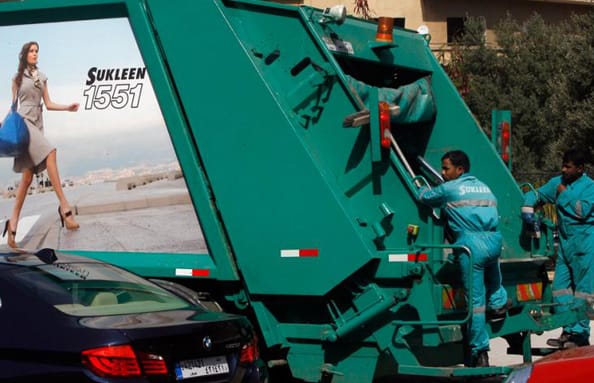 حملة إقفال مطمر الناعمة اعلنت الاستمرار في الاعتصام المفتوح وقررت منع دخول شاحنات النفايات