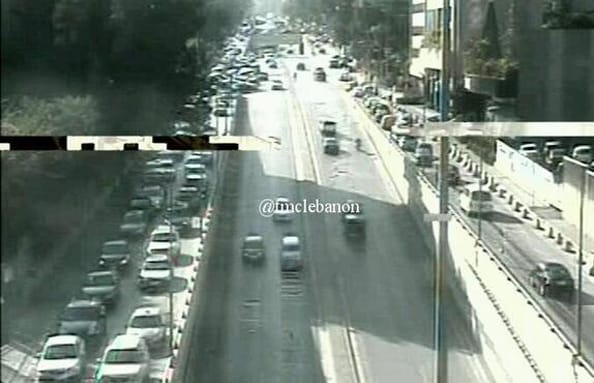 غرفة التحكم المروري: حركة المرور كثيفة من الحايك بإتجاه جسر الواطي