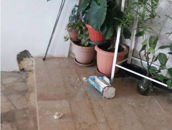 PICTURES: A Virgin Mary statue was destroyed at a church in the Doniyyeh suburb of Kahf al-Malloul 