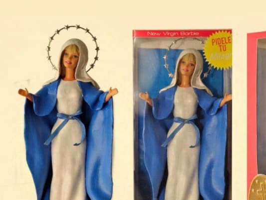 Artists Transform Barbie Dolls into Religious Figurines