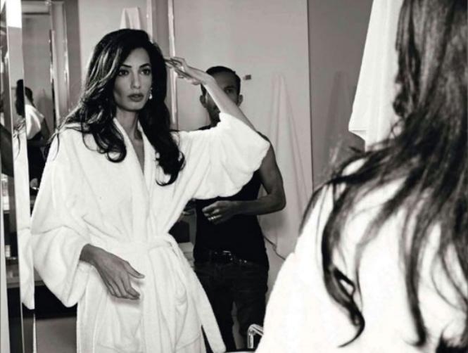 إليكم صور عرس كلوني وعلم الدين