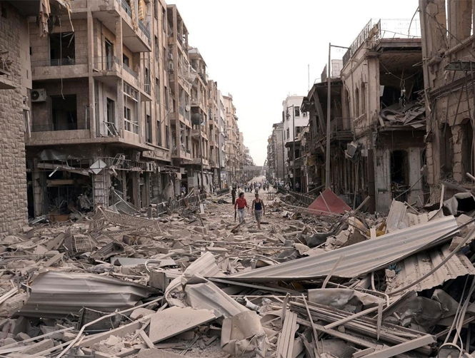 طيران الأسد الحربي يستهدف برشاشاته الثقيلة بلدة كفر حمرة ومنطقة الليرمون في ريف حلب