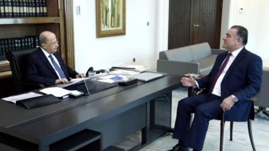 Aoun meets discusses Iranian nuclear file with Lebanese ambassador to Tehran