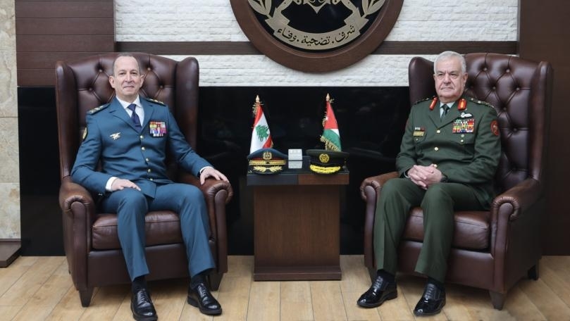 Photos: Haykal Meets Chairman of the Joint Chiefs of Staff of the Jordanian Armed Forces
