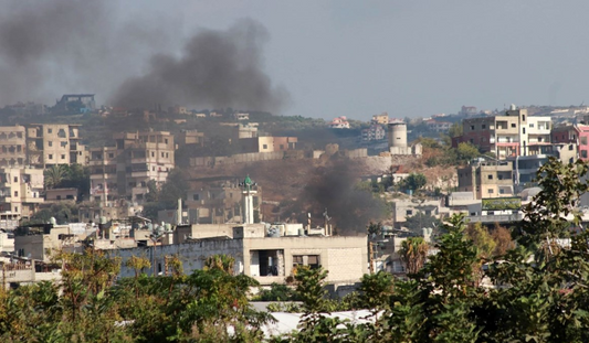 Clashes intensify at Ain El-Hilweh Palestinian refugee camp