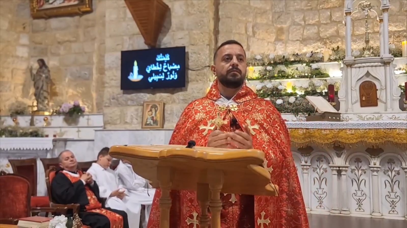 قداس في القليعة على نية شهداء البلدة... ودعوة إلى الثبات