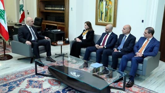 Photo: President Aoun received the UN Under-Secretary-General and Executive Secretary of ESCWA Rola Dashti, with a delegation