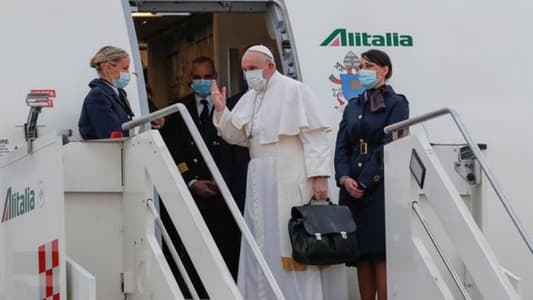 Pope Francis leaves Rome at start of risky trip to Iraq