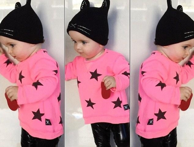 بالصور: أصغر "نجمة" على إنستغرام 