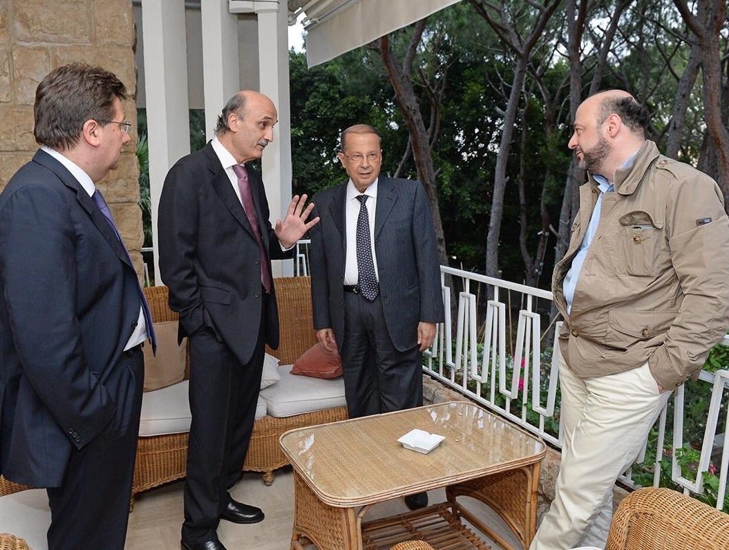 Geagea Cut Aoun’s Nap to Taste His Coffee