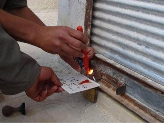 Around 25 tons of spoiled diaries were destroyed in a diary factory in Zahleh, which was already closed with red wax