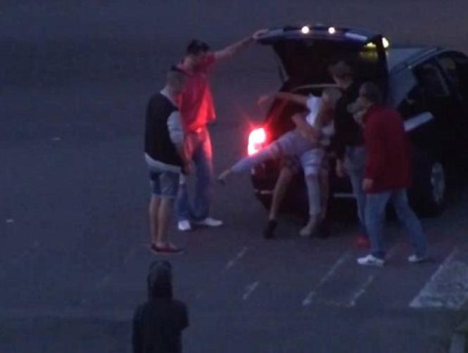 Footage: Woman Kidnapped As Policemen Stood Watch 