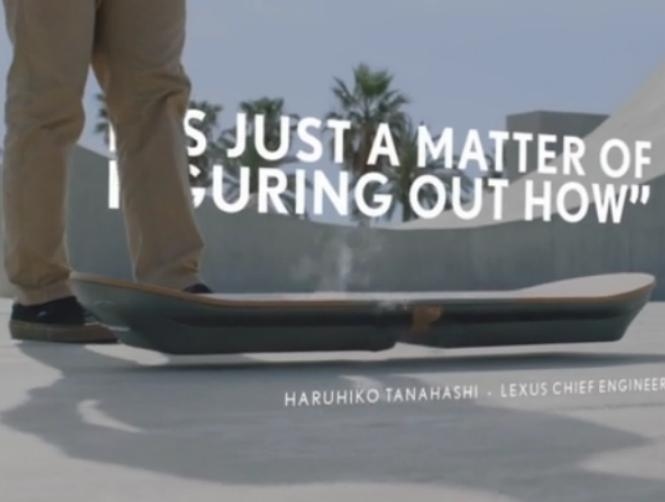 Lexus Creates Real-Life Marty Mcfly's Hoverboard 